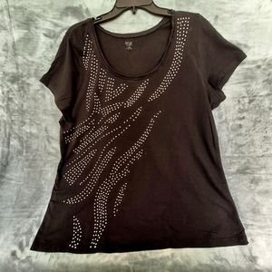 Women a.n.a. T-Shirt Black X-L